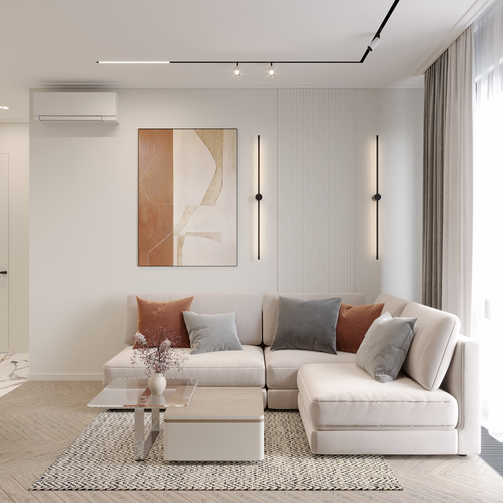 ЖК ФИЛИ-СИТИ. Кухня-гостиная.