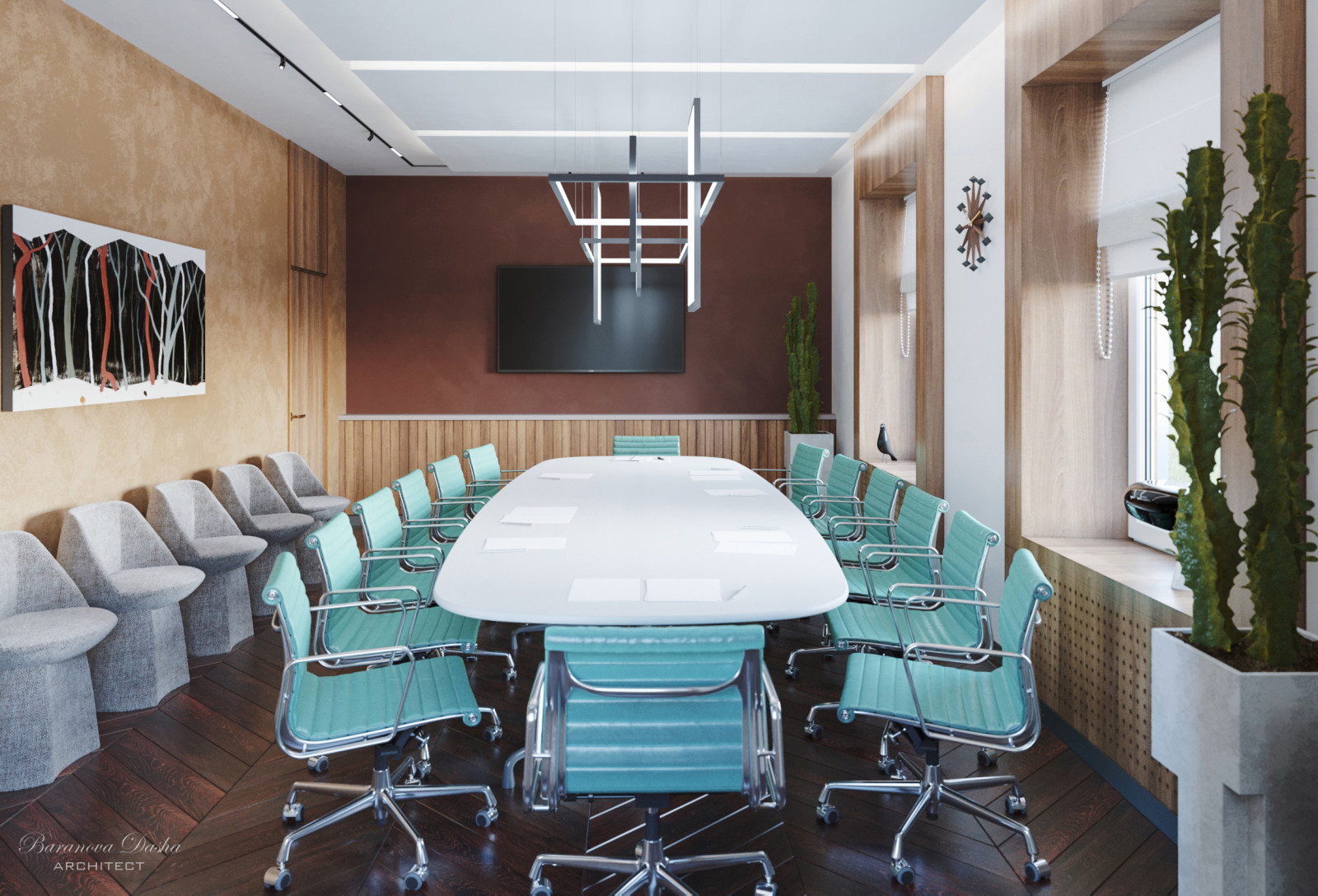 Интерьеры офиса строительной компании