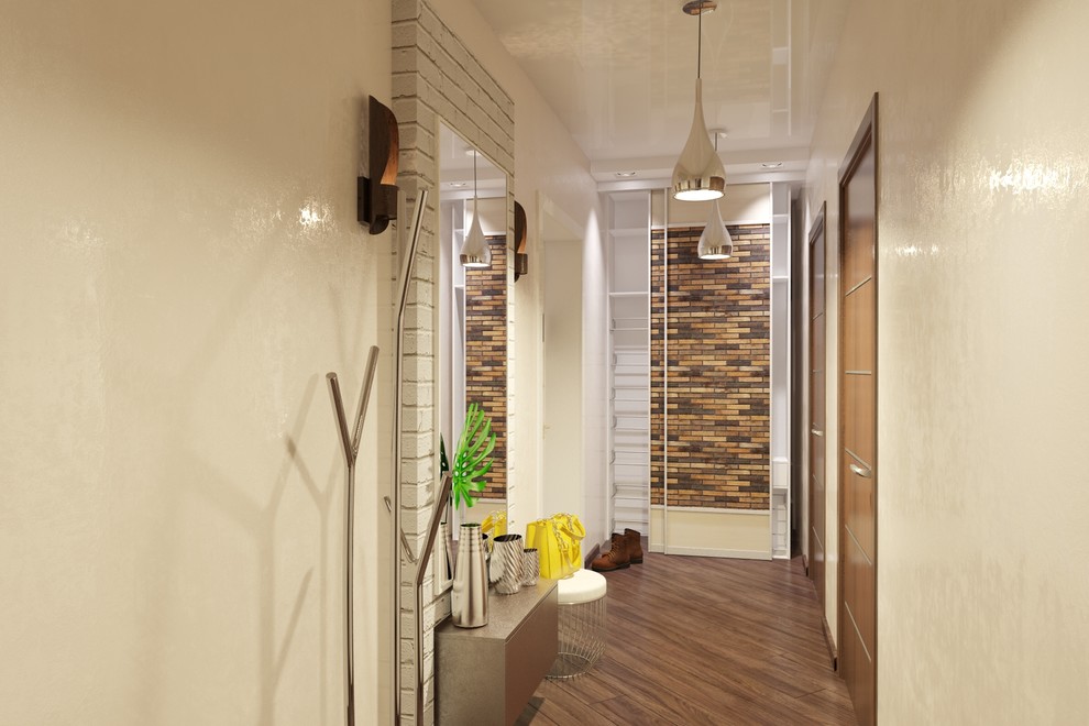 Дизайн двухкомнатной квартиры в стиле хай-тек