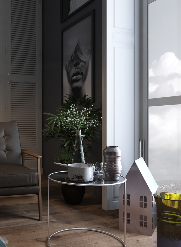 Дизайн проект гостиной