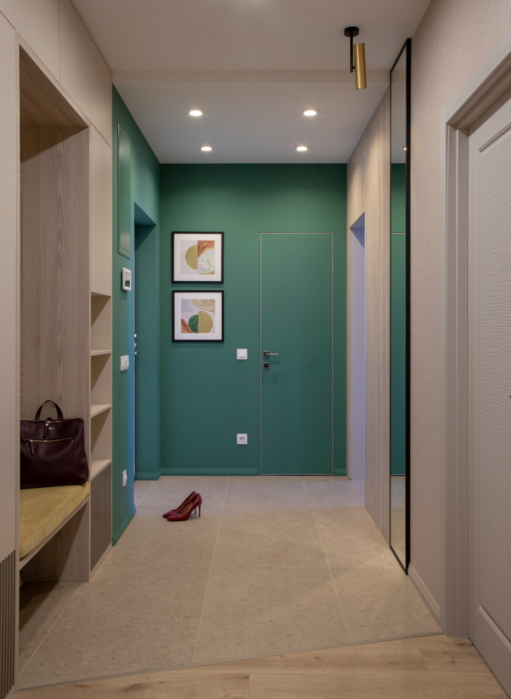 Проект 3-х комнатной квартиры "Лесная Рапсодия". Прихожая