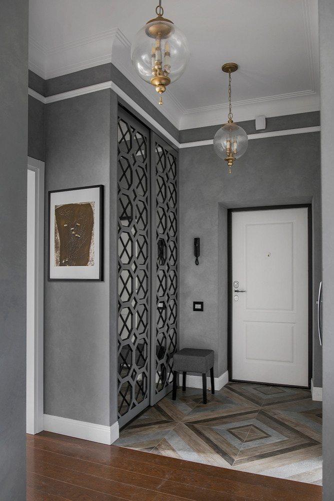 До и после: Серая квартира в Хамовниках