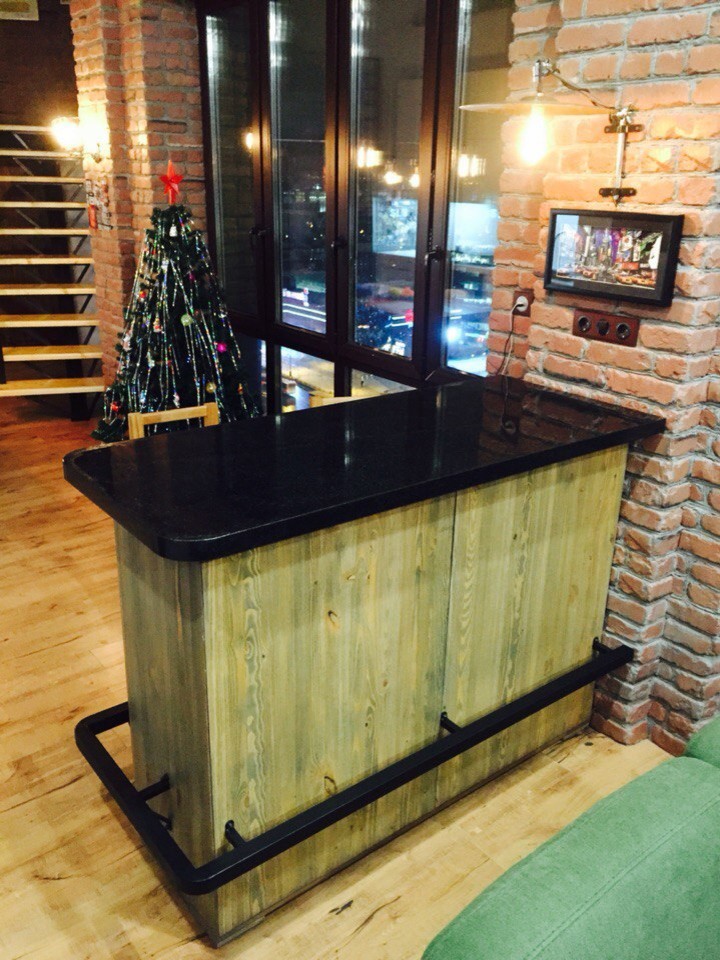 Гостиная, барная зона