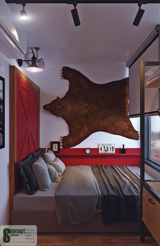 Обложка проекта: Дом из морского контейнера (спальня 2)