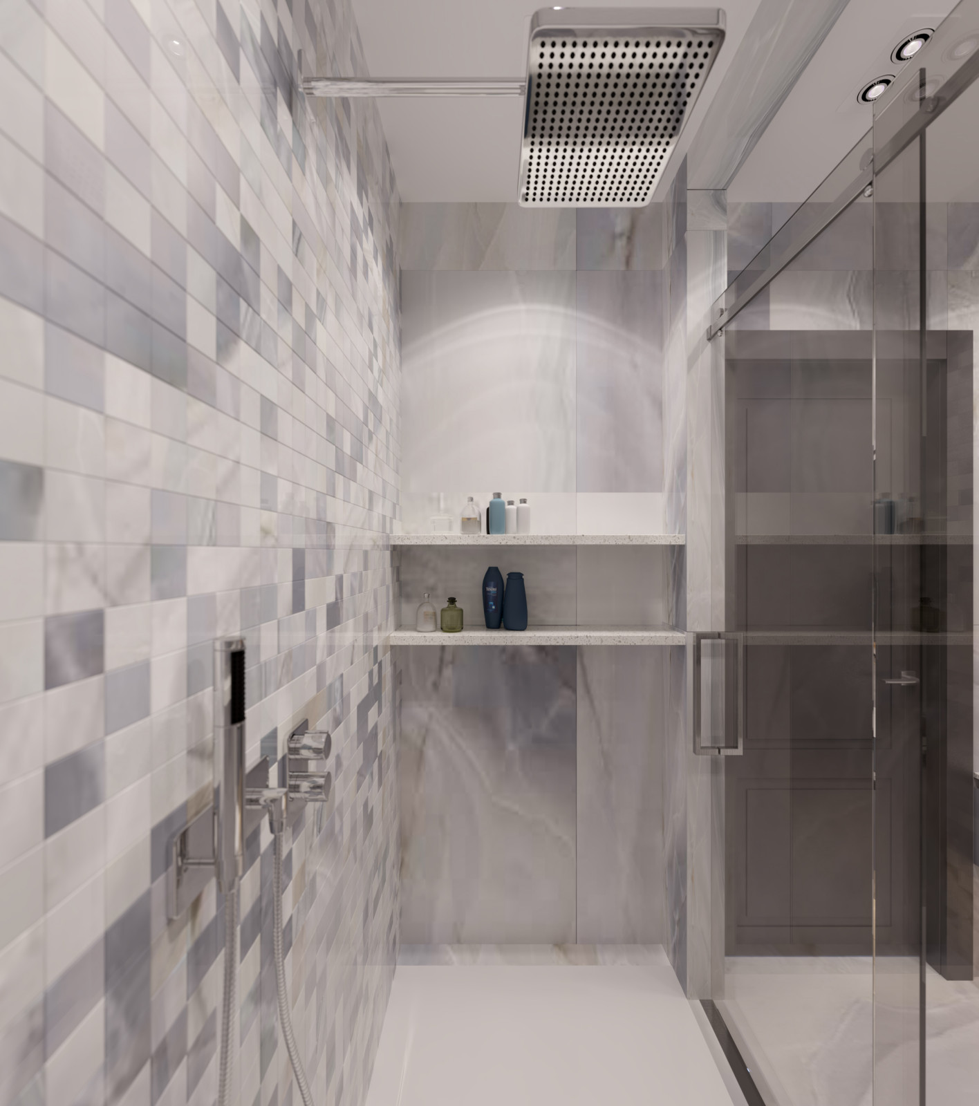 Дизайн интерьера квартиры. 168 кв.м. Soft contrasts.