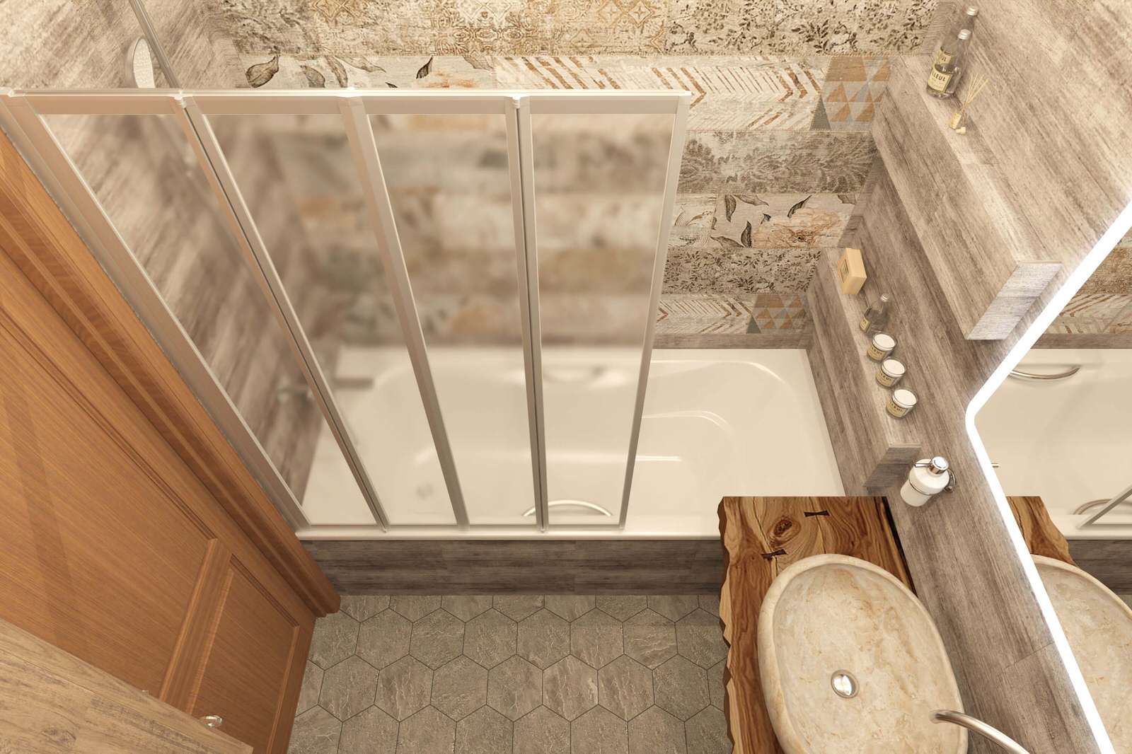 Трехкомнатная квартира 75м2 в стиле лофт, в доме серии П-3