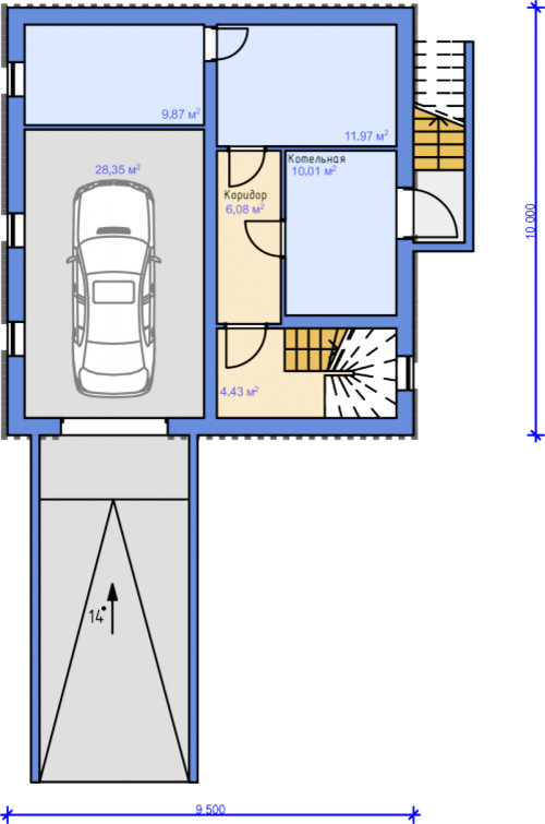 Проект дома Бау 61