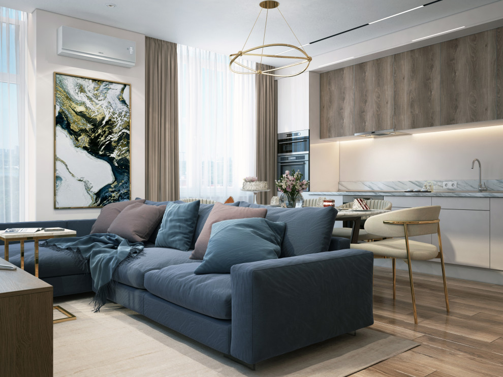 Обложка проекта: 82,5 м2 ЖК "Саровская Ривьера"