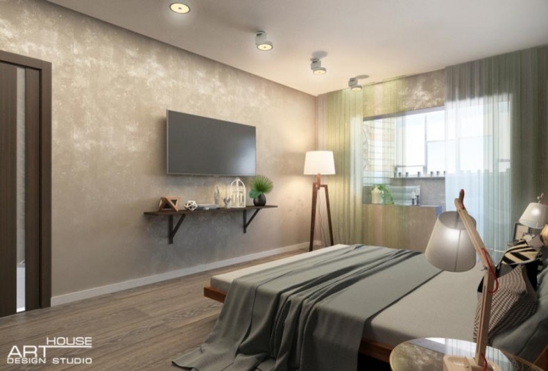 Интерьер квартиры для молодой семьи по ул.Карла Маркса, г.Хабаровск