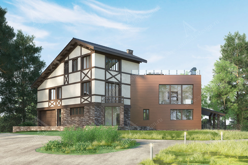 Загородный домФасад дома