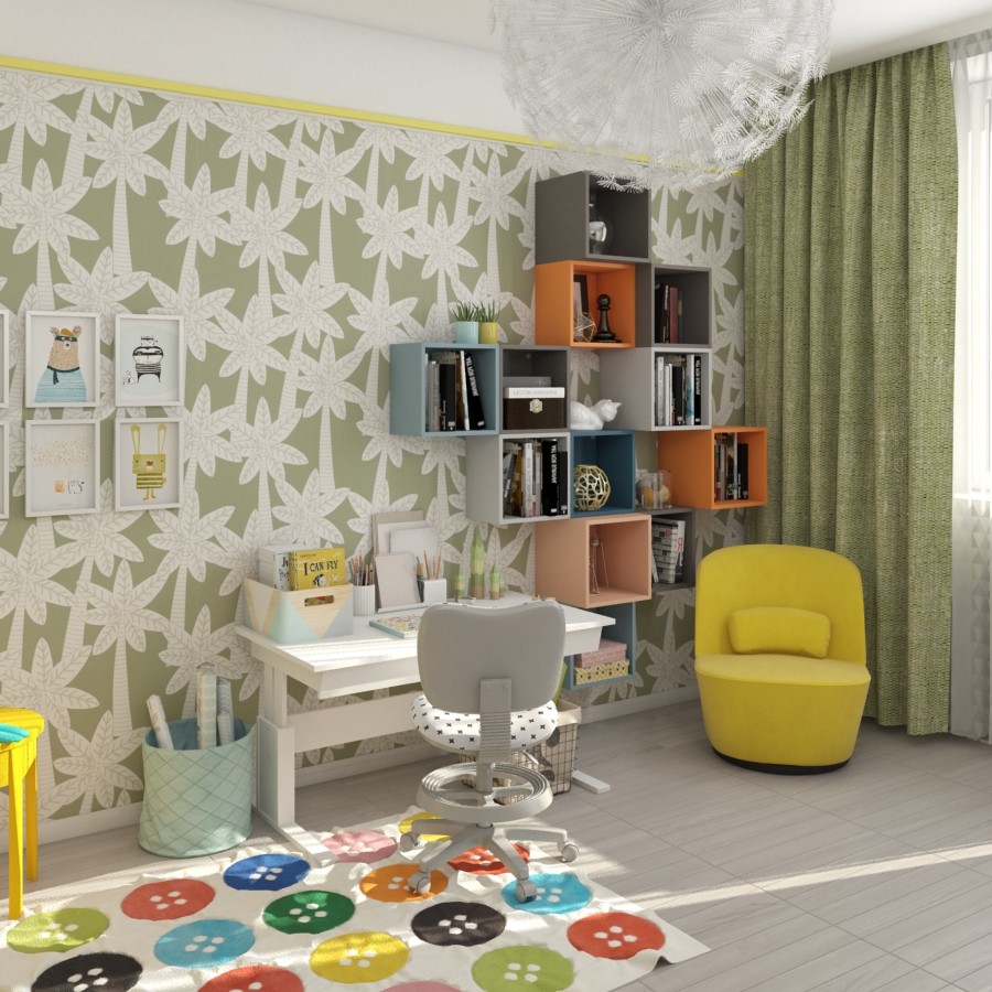 Квартира для молодой семьи в туманном настроении