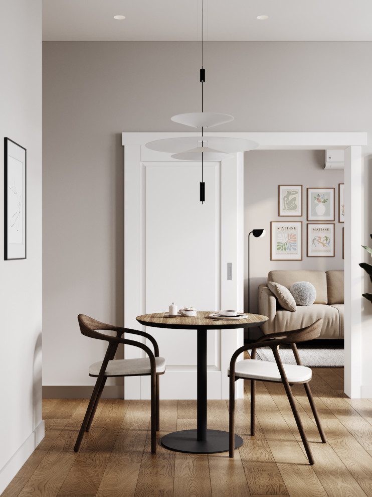 Сканди с элементами классики, ЖК Румянцево Парк