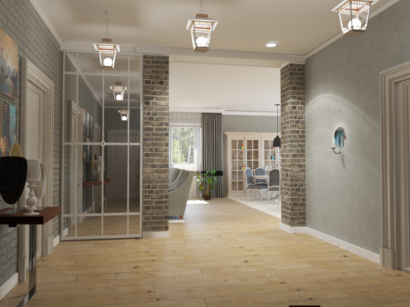 Частный дом в серых оттенках