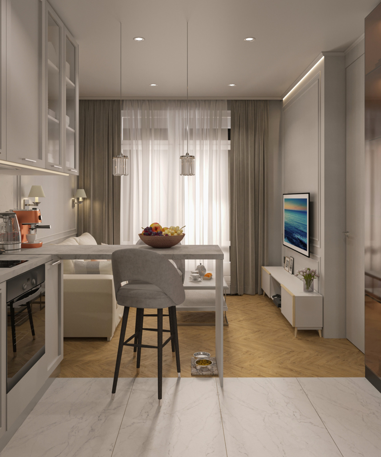 ЖК Ленинград. 46 м2