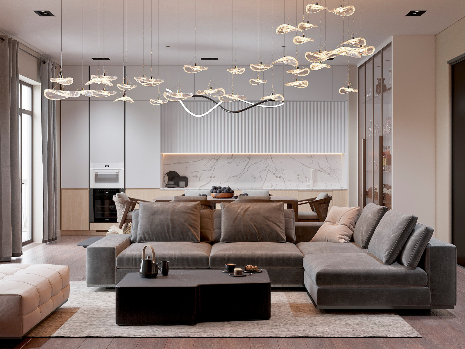 Кухня-гостиная