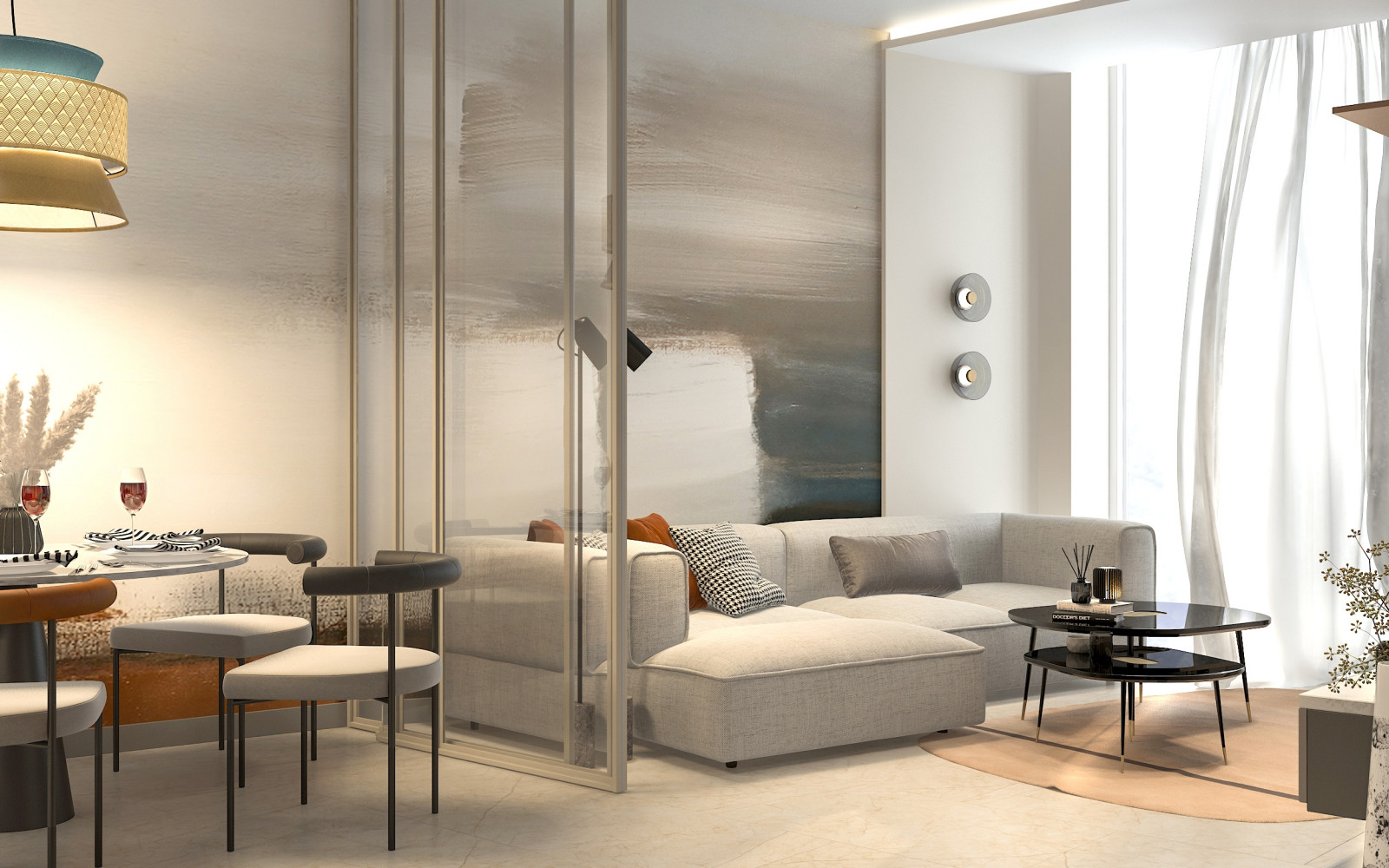 Дизайн интерьера апартаментов в Крму