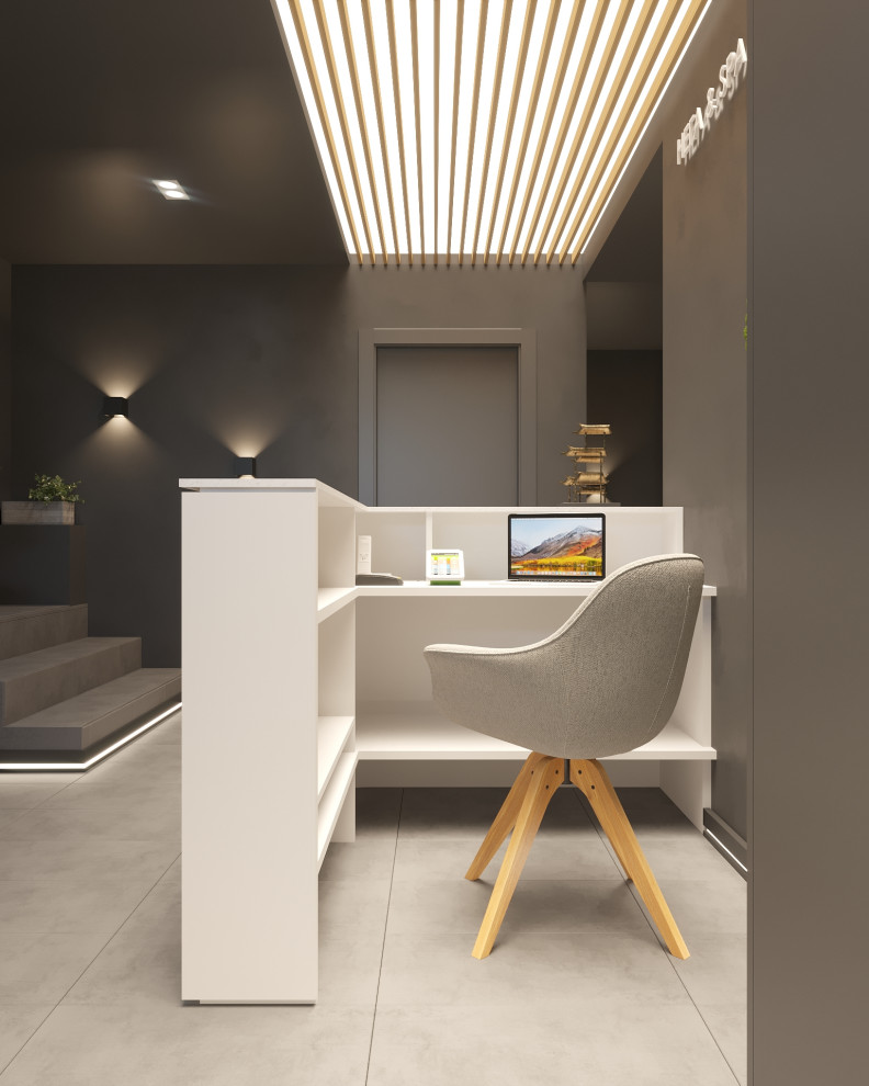 Дизайн проект салон массажа 100м