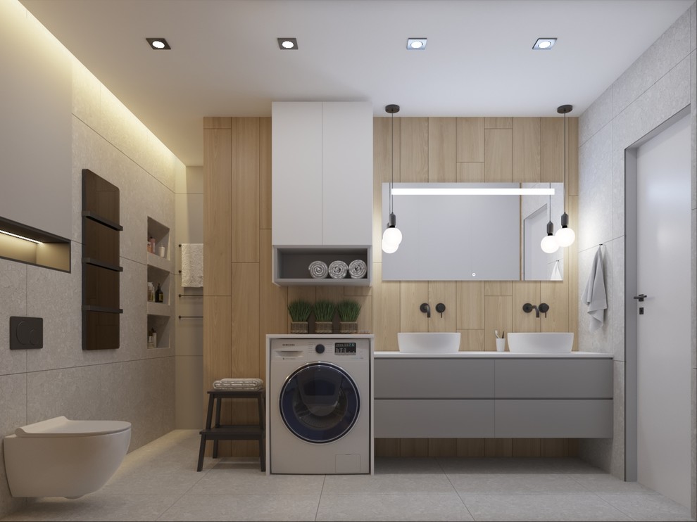 Дизайн проект в ЖК Ясный  3 к кв 107 м2 для молодой семьи