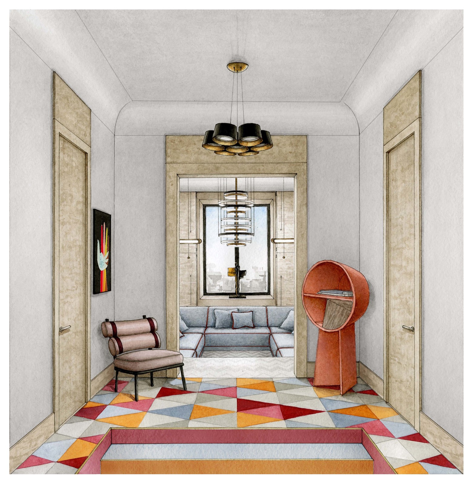 Эскизы к дипломному проекту студентки школы Детали Светланы Юрковой