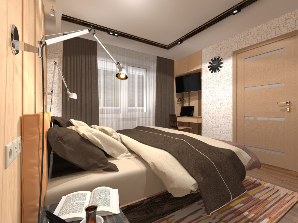 Спальня светлая