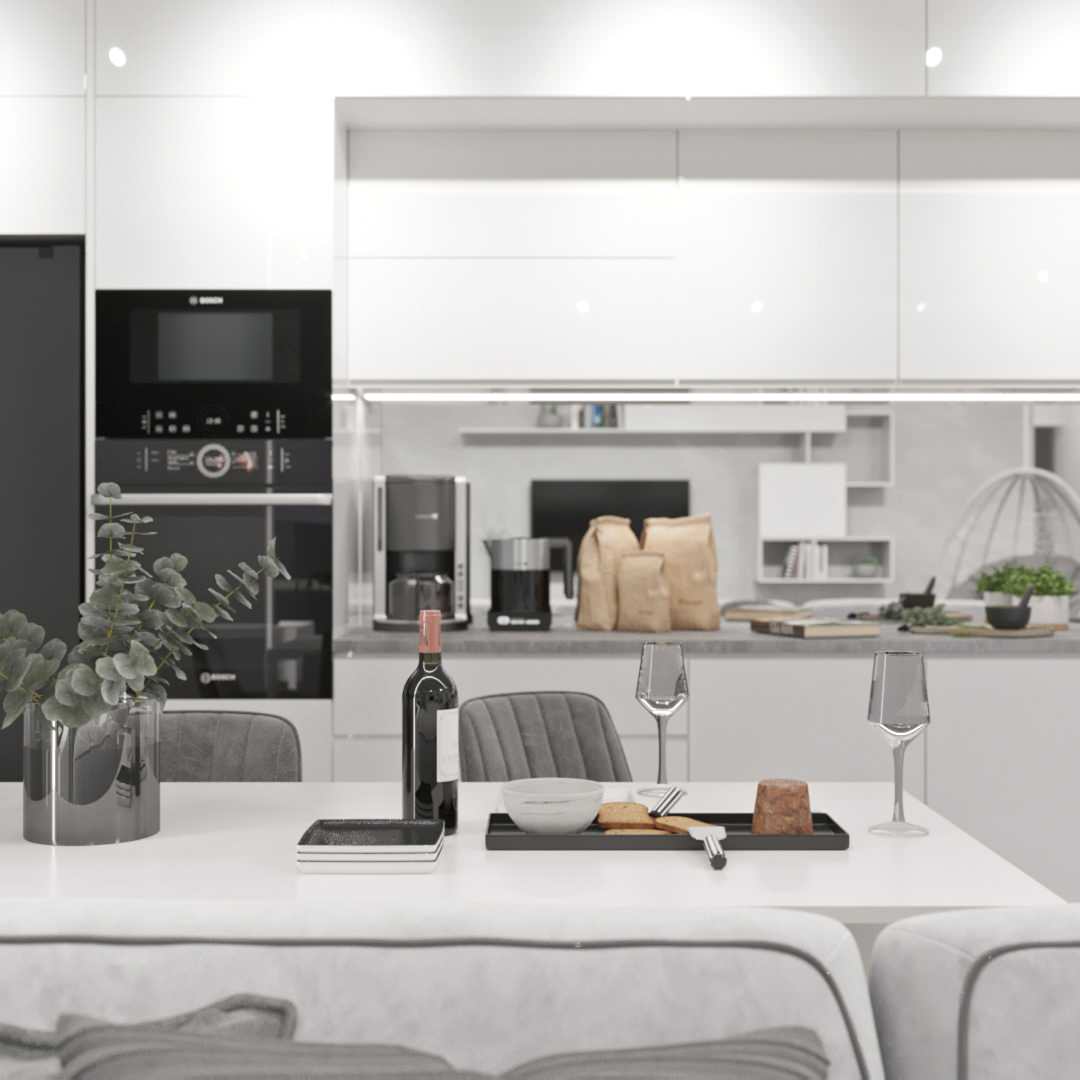 Трёхкомнатная квартира в ЖК на Высоте, г.Краснодар