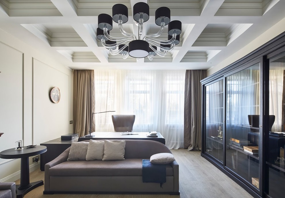 Houzz тур: Классический интерьер с двухсветной гостиной