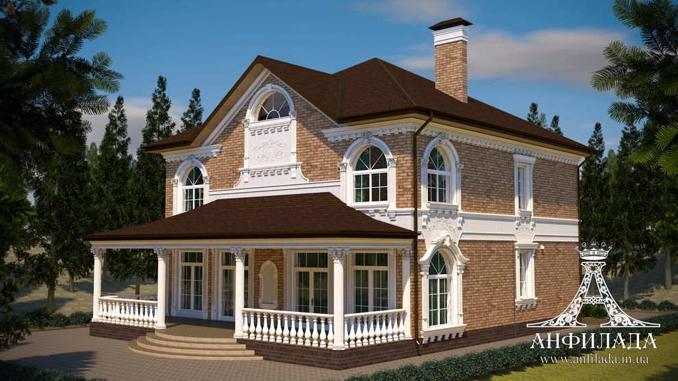 Дизайн-проект по облицовке фасадов жилого дома