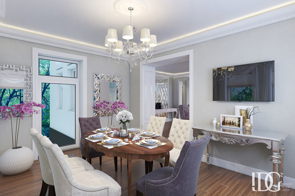 Дизайн 1-го этажа дома в коттеджном поселке Варежки