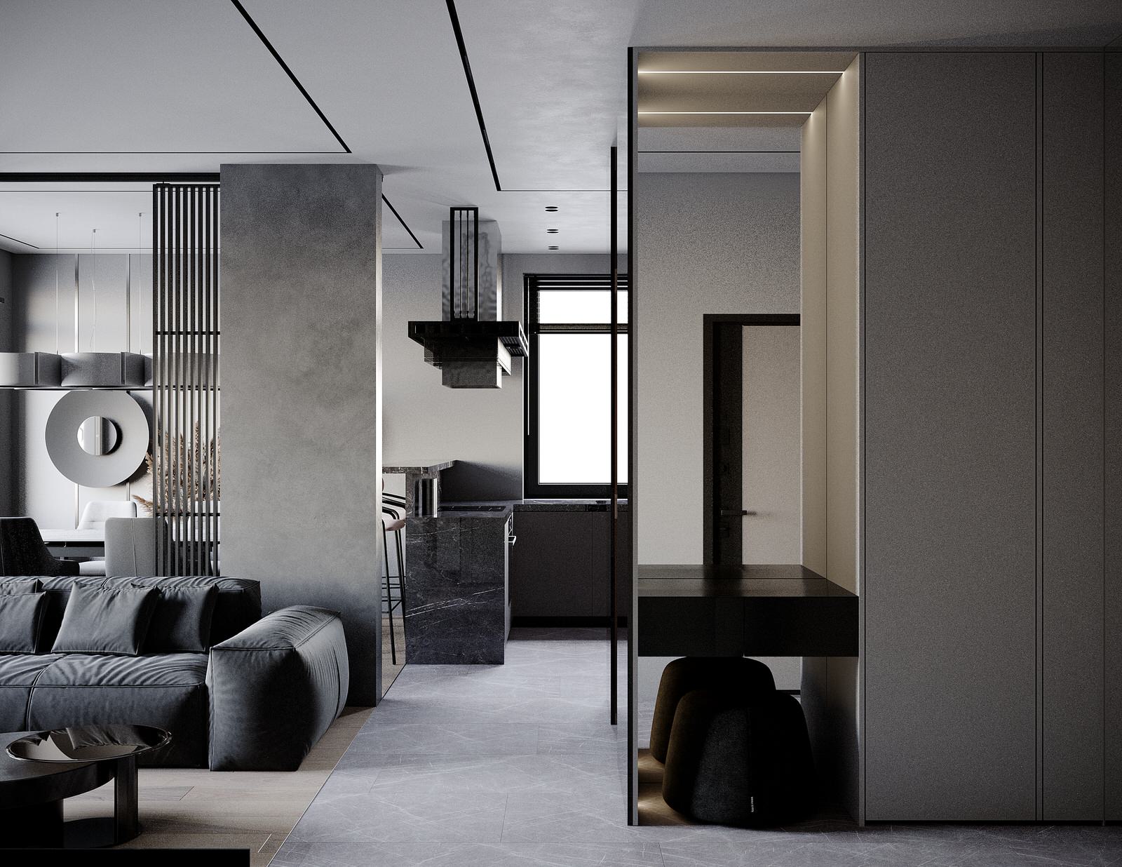 Обложка проекта: Квартира в ЖК "Скандинавия", 80 м²