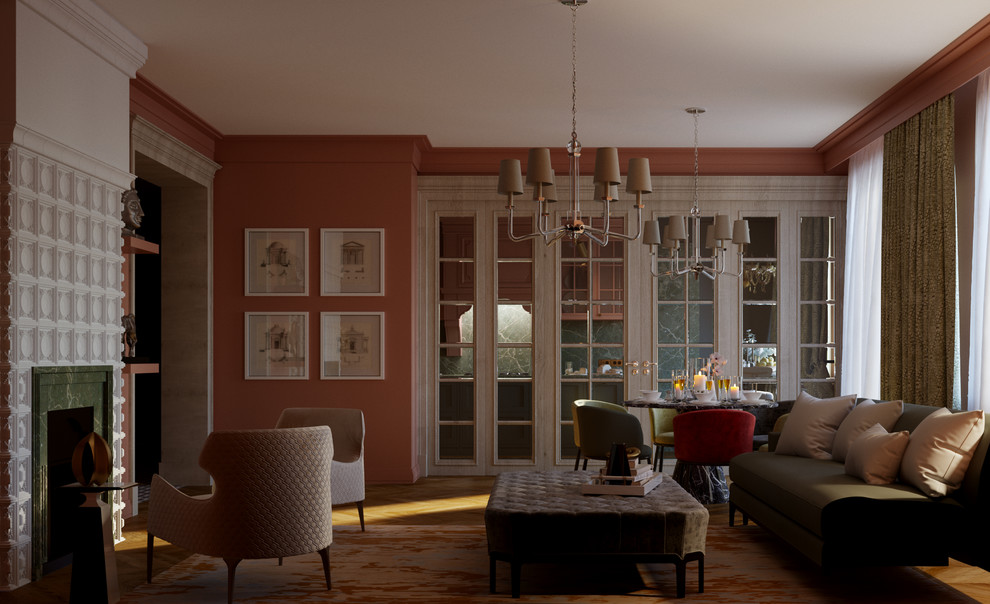 Turmalin. Интерьеры дома в коттеджном поселке Изумрудный.