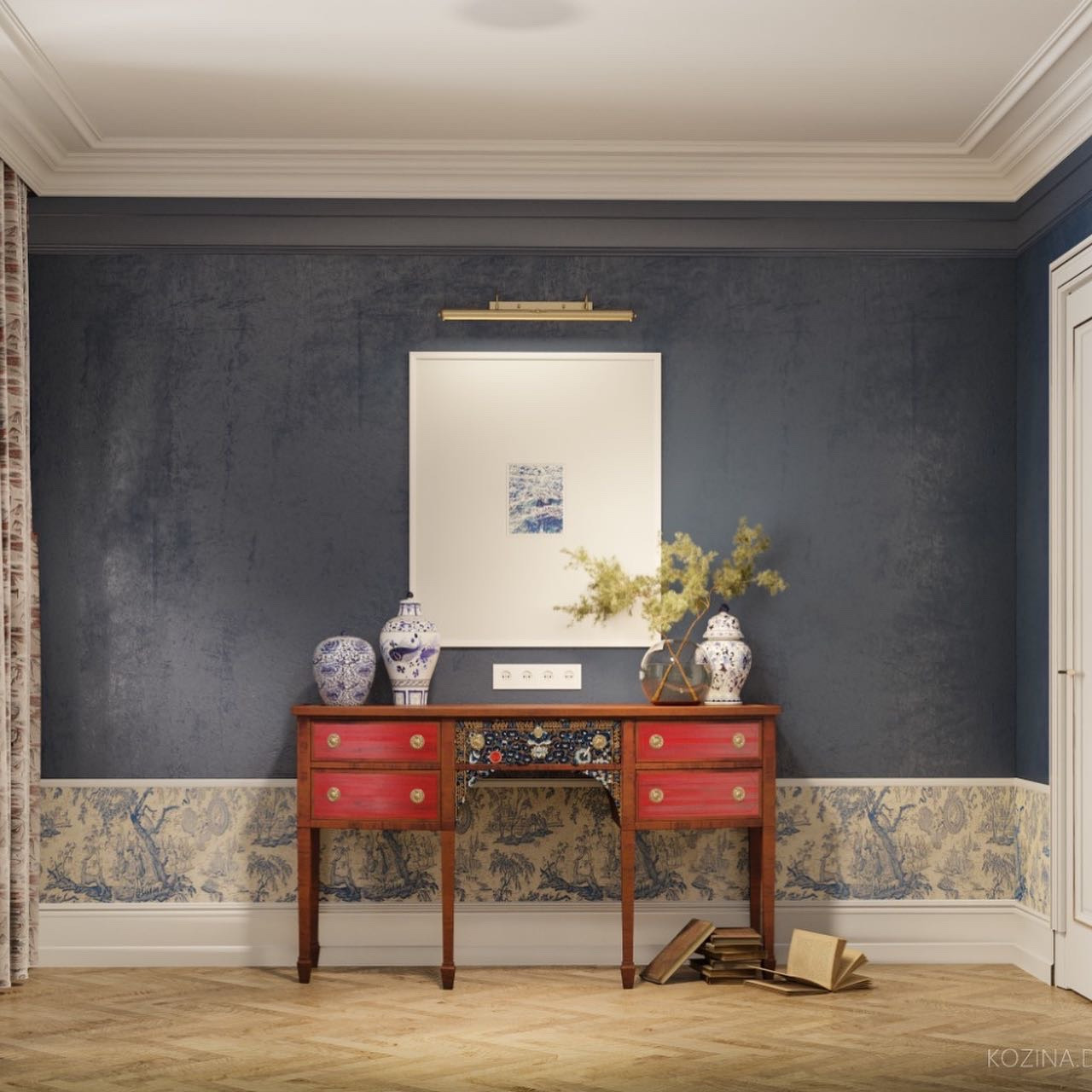 Обложка проекта: Проект двухкомнатной квартиры (86 м²) в Санкт-Петербурге