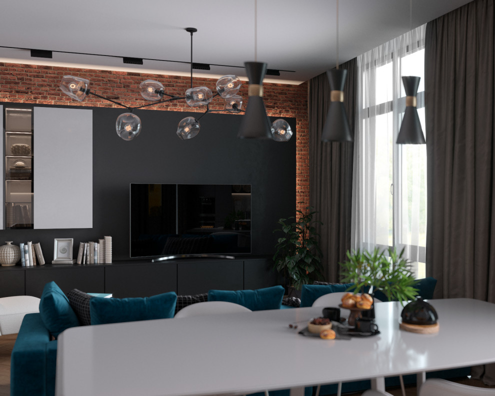 Праект дизайна интерьера таунхауса в Мегаполис - Сити