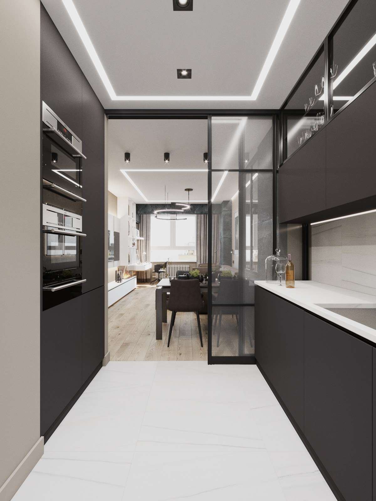 Проект квартиры. ЖК "Изумрудный". В двух вариантах