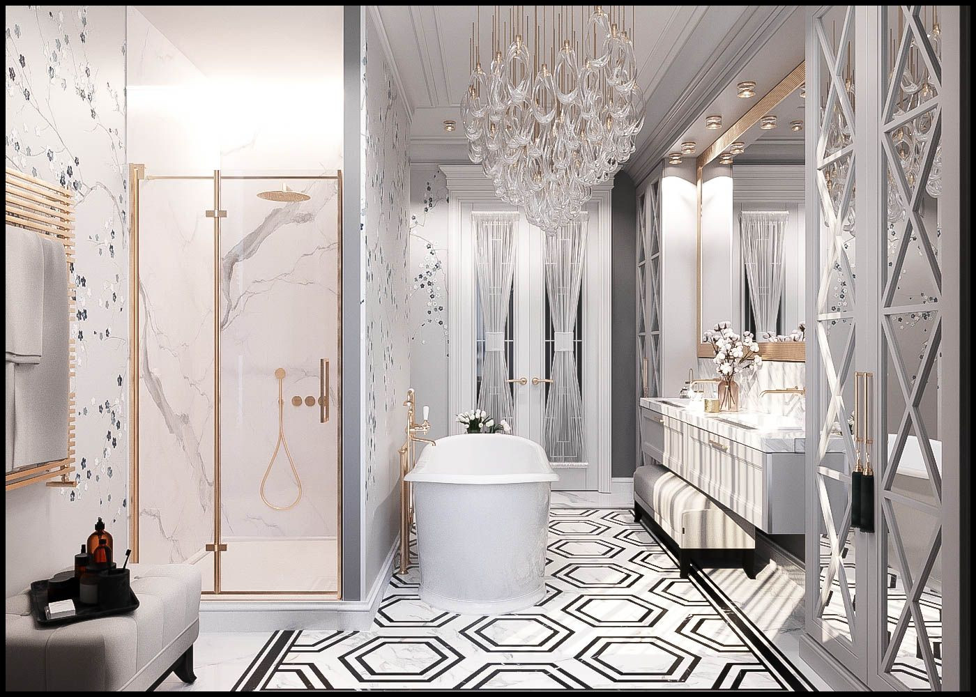 Ванная для Блогера