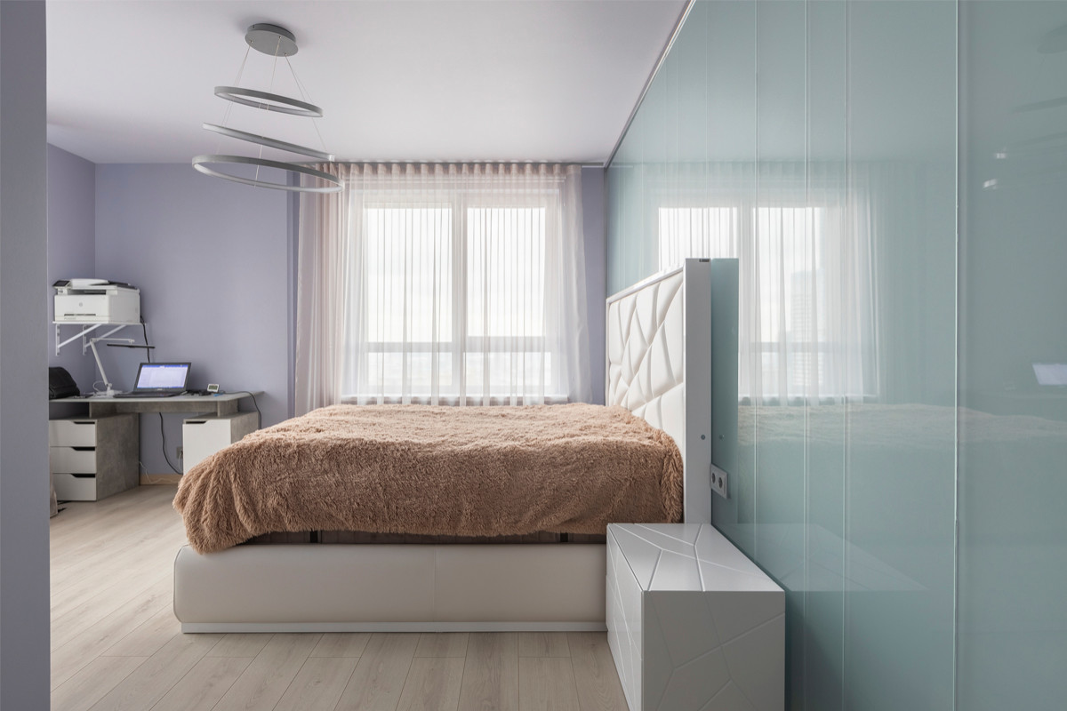 "Всплески жизни". Дизайн 3-х комнатной квартиры в современном стиле.