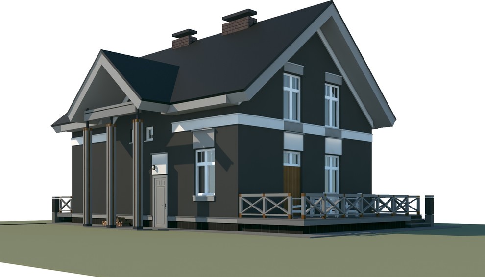 Обложка проекта: Дом в Межирiччя Львiвська областi I