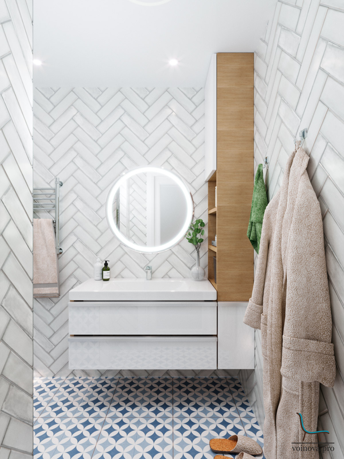 Квартира в "стиле колор-блок"