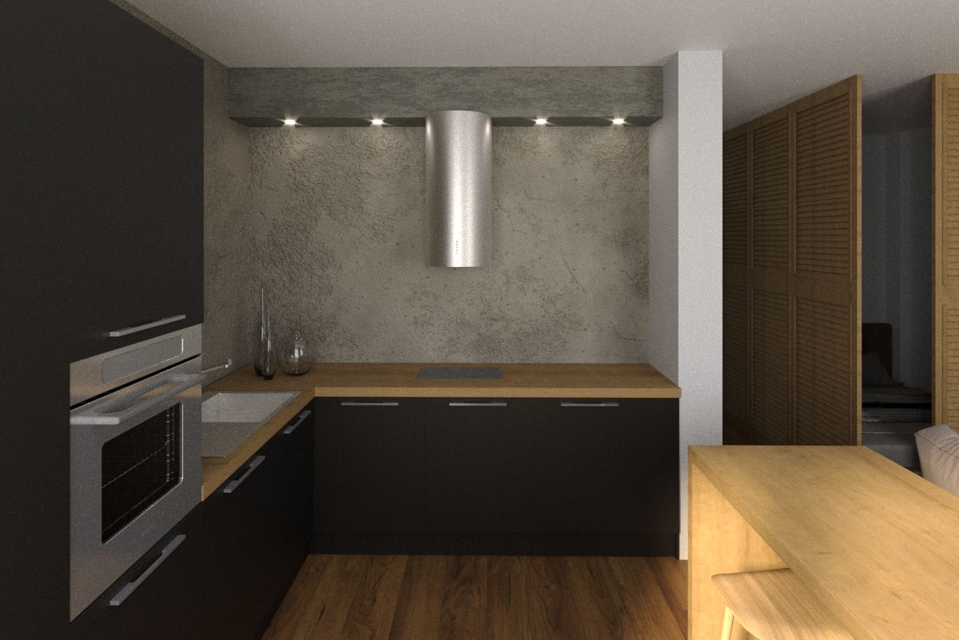 Дизайн-проект однокомнатной квартиры студии в Красноярске