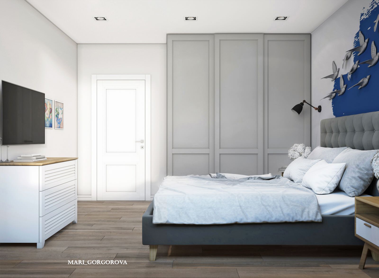 Трёхкомнатная квартира на ул. Обручевых