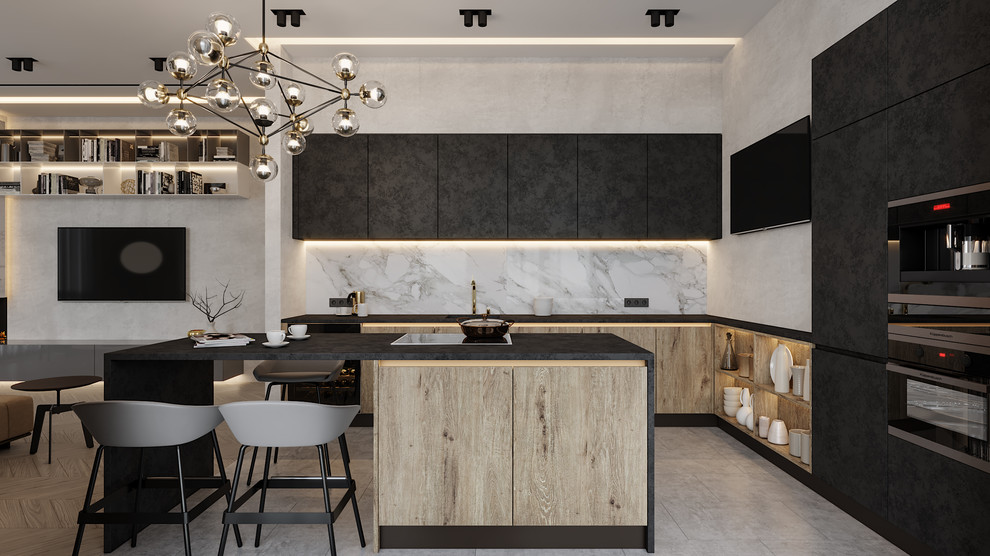 Роскошь в трехкомнатной квартире в ЖК  "Смольный Парк"