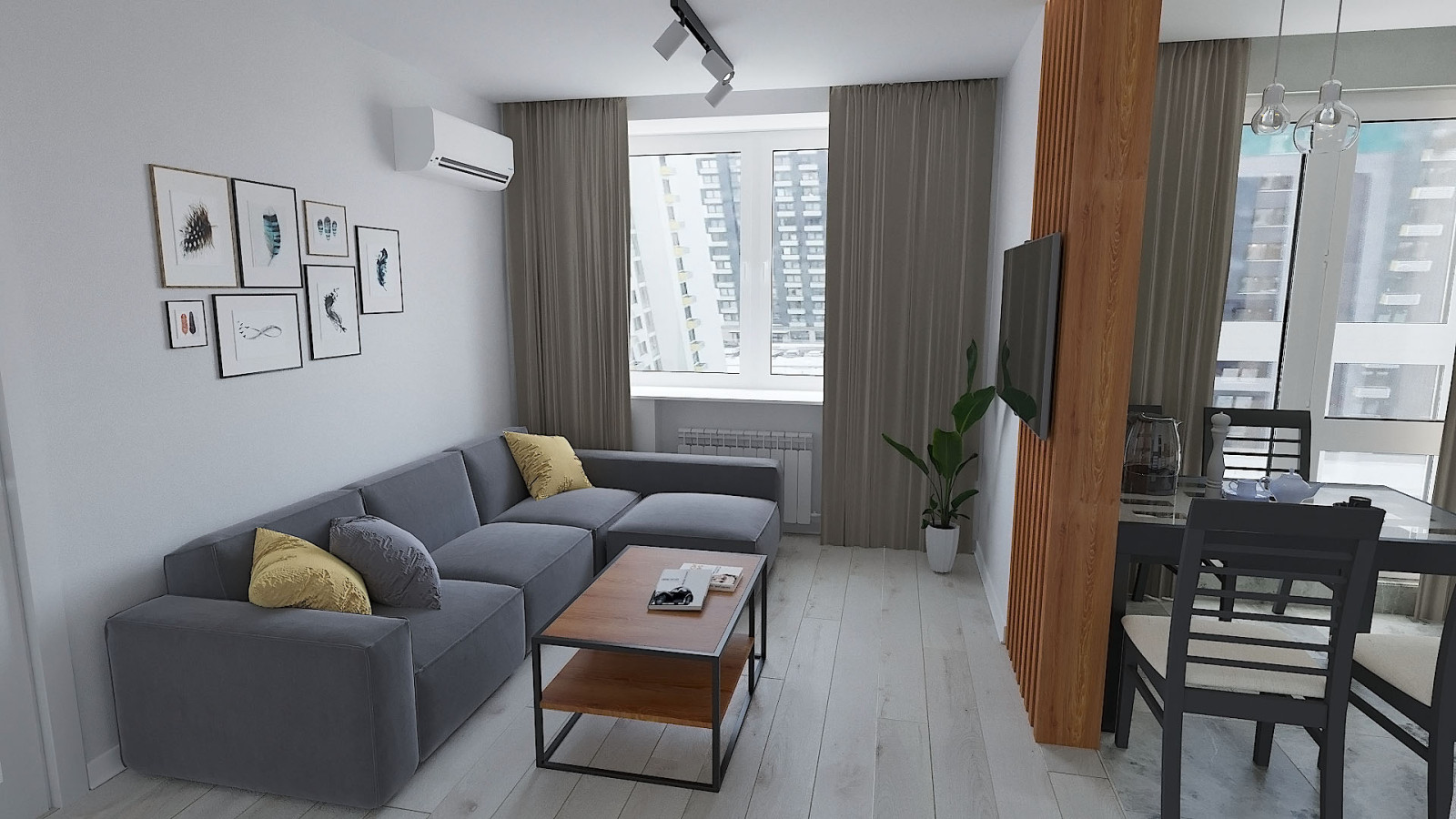 2х комнатная квартира Василия Ощепкова д.1