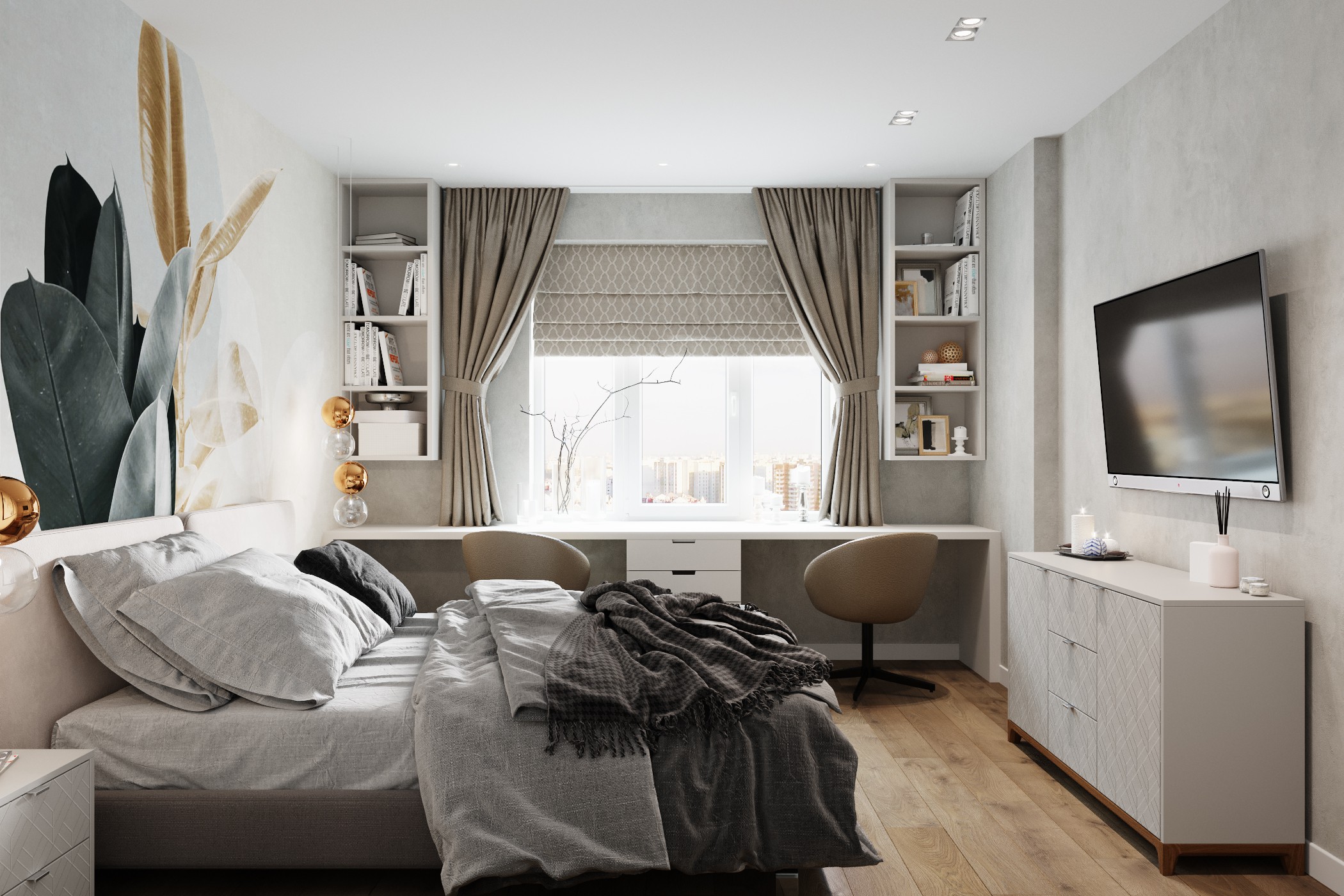 Квартира 108 кв.м. в современном стиле в ЖК Лобачевский.