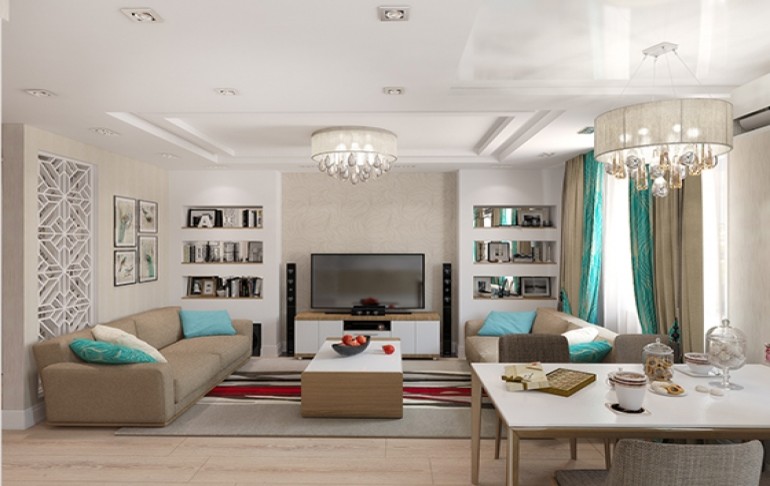 Кухня-гостиная Широтная