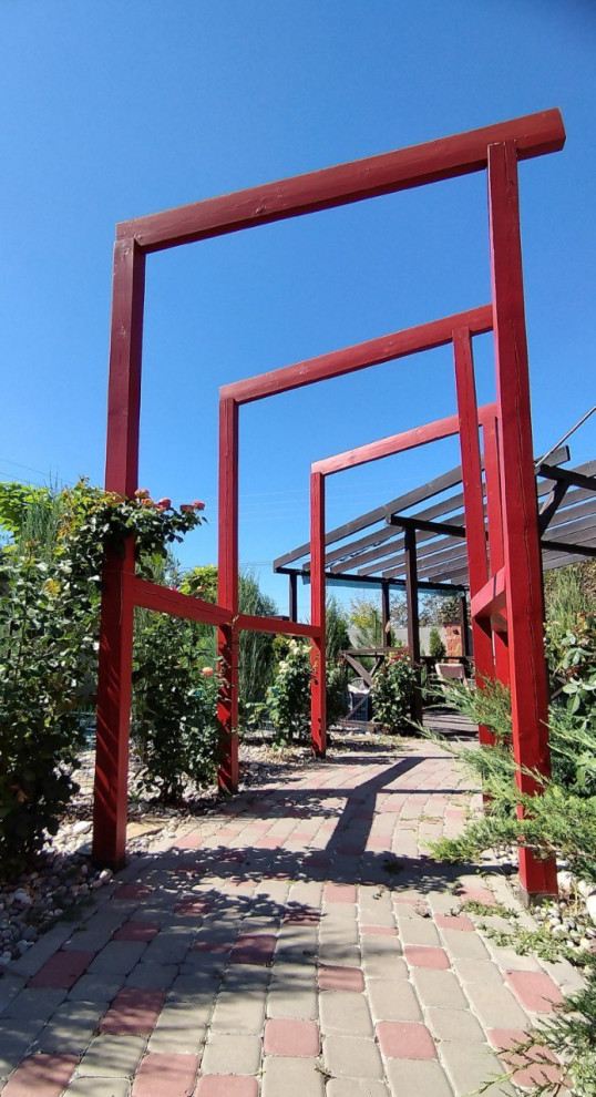 Обложка проекта: Зона отдыха в частном саду