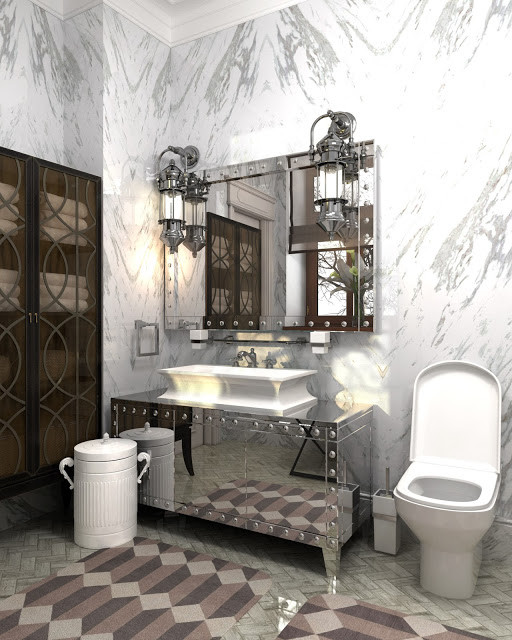 Interior design of Lux apartments of the Bariatinsky Palace