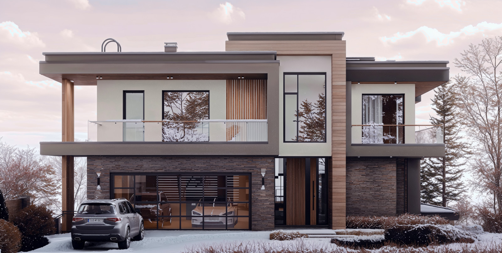 Проект загородного дома The CUBE ZERO