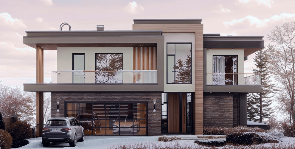 Проект загородного дома The CUBE ZERO