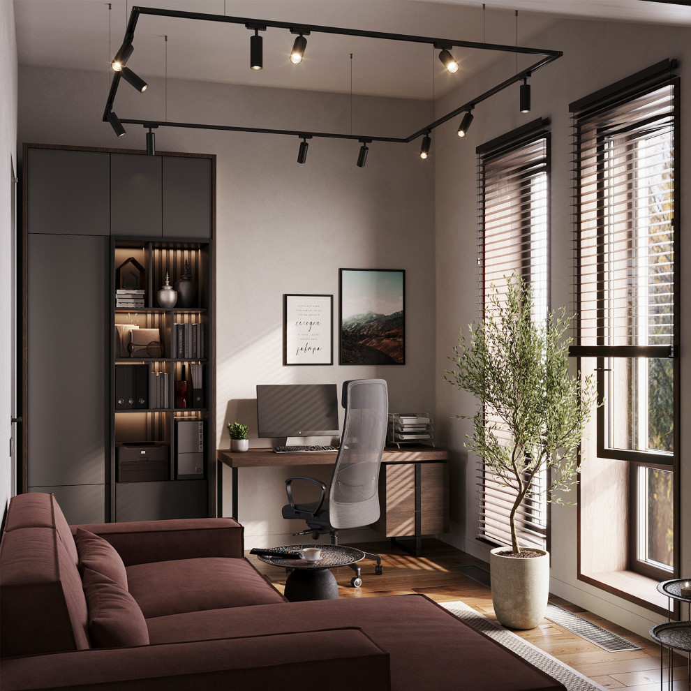 Обложка проекта: Кабинет хозяина загородного дома