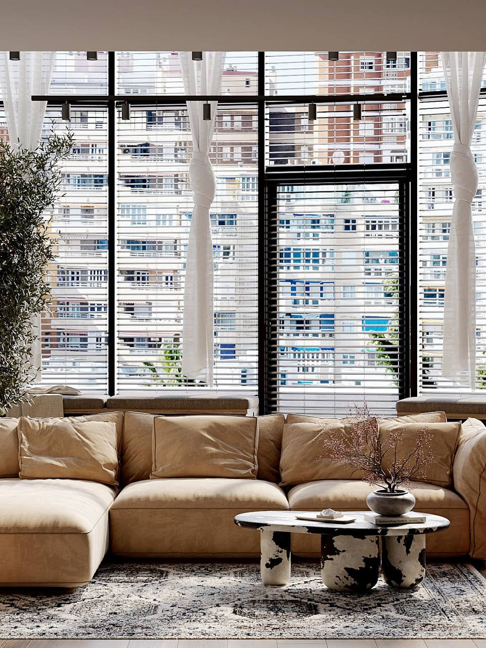 Двухуровневый пентхауз с мансардным этажом