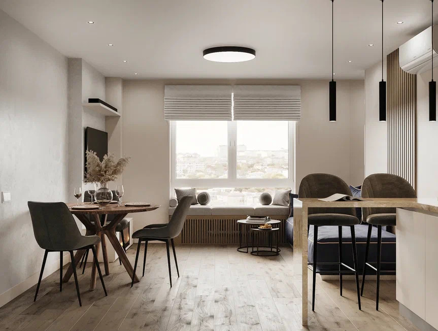 Красивая квартира 88 м² в современном стиле